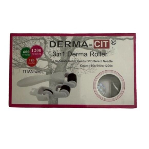 New In The Original Box DERMA - CIT: 3-in-1 Derma Roller with Titanium Needle - Picture 3 of 10